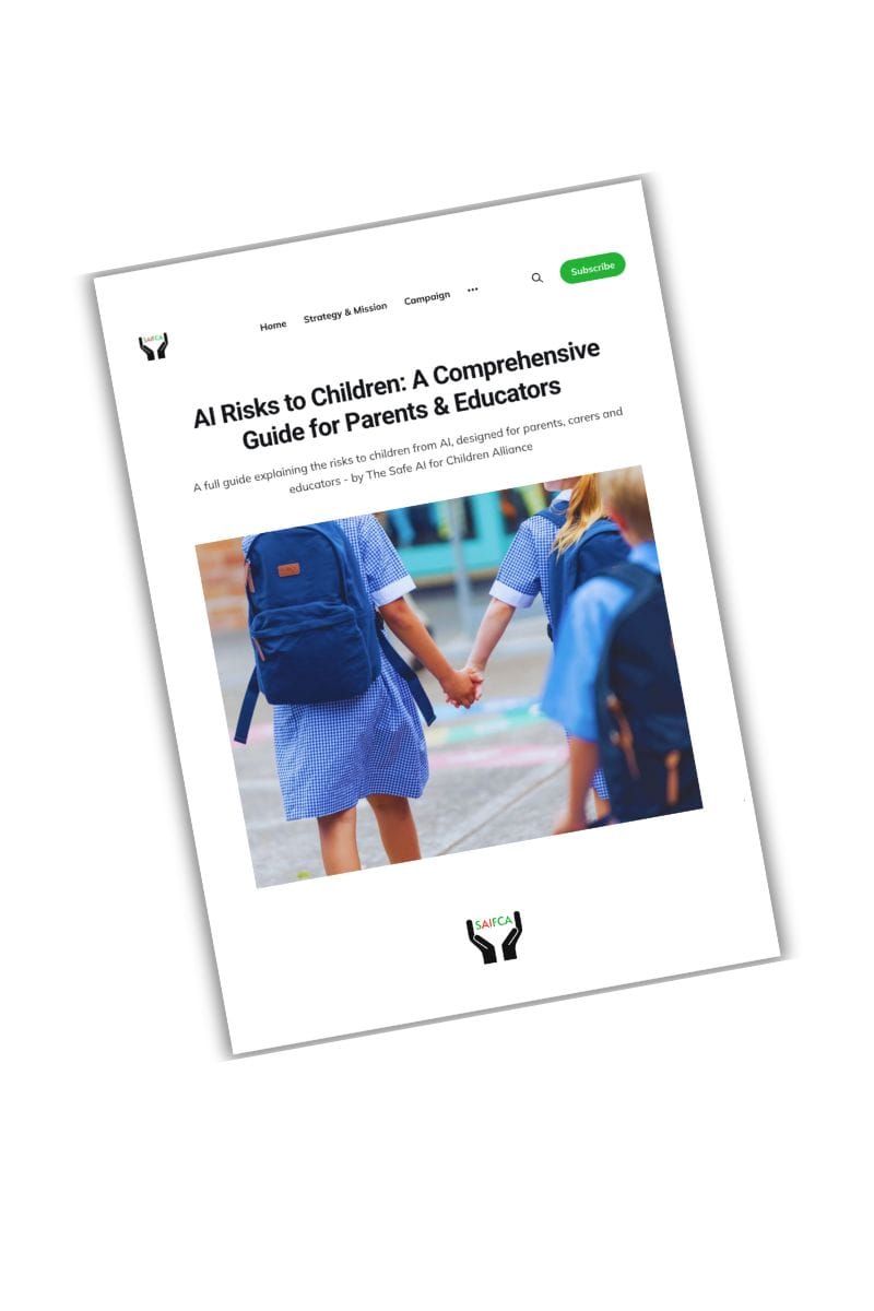 New: SAIFCA’s Full Guide to Understanding AI Risks to Children